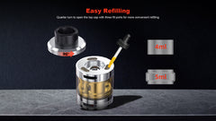 Hellvape - Fat Rabbit 2 Sub-Ohm Tank (Compatible with Hellbeast 2 Coils)