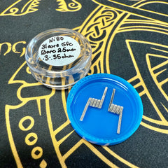 Tri-core Ni80 SFC Boro (.3-.35ohm) - Chappy Coils