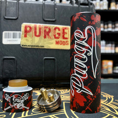 Purge Slugger Mech Mod w/ RDA (Black/Red Splatter)