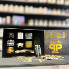 Kali V2 RDA/RSA Master Kit (Black / SS Kit by qp Design (New)