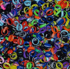 Assorted Silicone Vape Bands 22mm