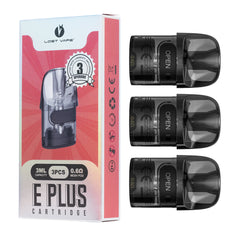 Lost Vape E-Plus Cartridge 3pk