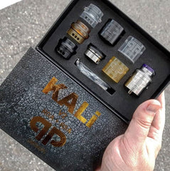 Kali V2 RDA/RSA Master Kit (Black / SS Kit by qp Design (New)
