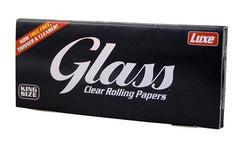 Luxe Glass Clear King Size Rolling Papers