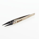 Straight Ceramic Head Tweezers - ThunderHead Creations