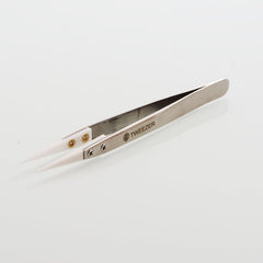 Straight Ceramic Head Tweezers - ThunderHead Creations