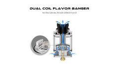 Yachtvape x Mike Vapes - Eclipse V2 Dual Coil RTA 25mm