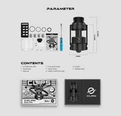 Yachtvape x Mike Vapes - Eclipse V2 Dual Coil RTA 25mm
