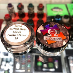 Series Staggered Fused Clapton (3.5mm 7 Wraps .29 ohms) - Ohmcentric