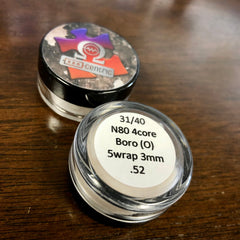 4 Core Boro (Parallel/Opposing Legs - 3mm/.52ohm) - Ohmcentric