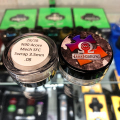 28/38 N90 4 Core Staggered Fused Clapton (.08 ohm) - Ohmcentric