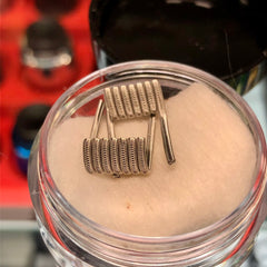Series Staggered Fused Clapton (3.5mm 7 Wraps .29 ohms) - Ohmcentric