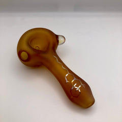 Frosted THC Molecule 4" Hand Pipe - Reading Glass Militia