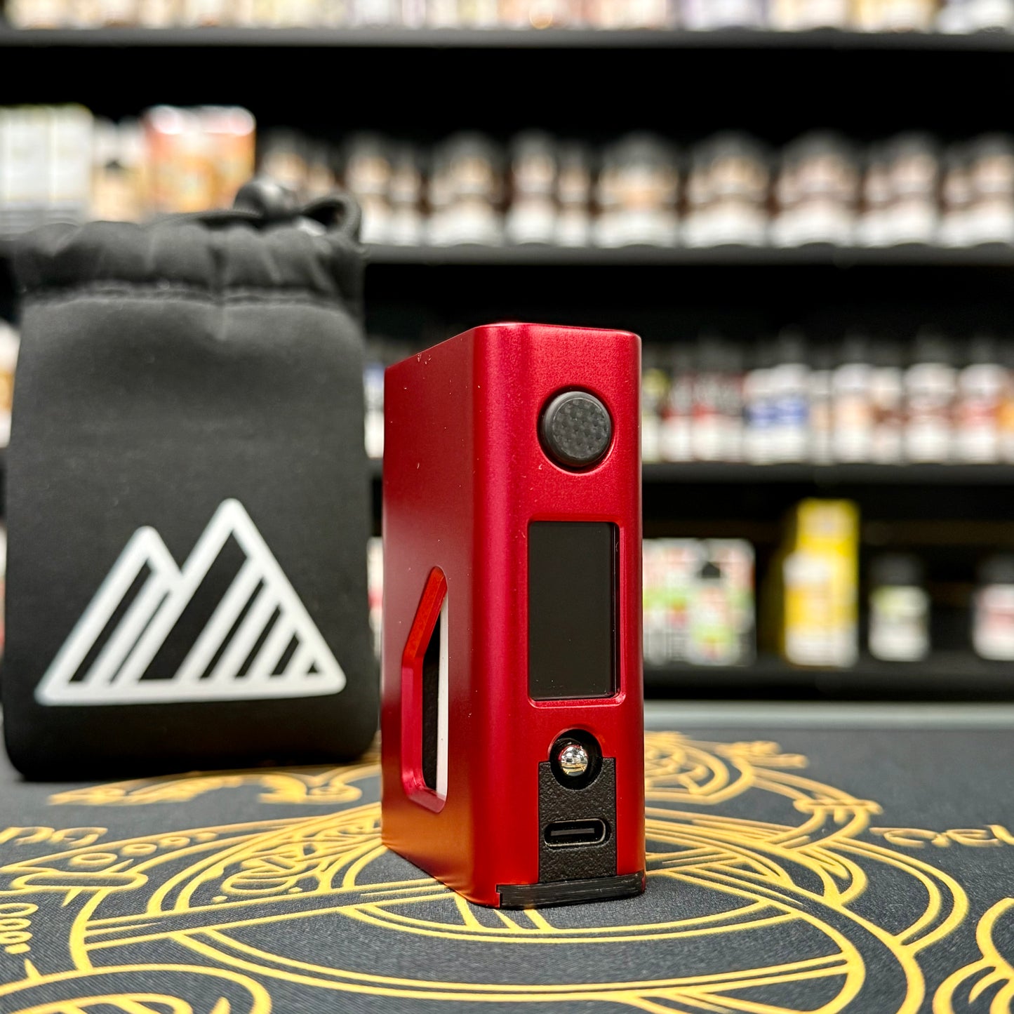 Crevasse 18R (Aluminum) 18650 Squonk Mod - Snow Cap Mods