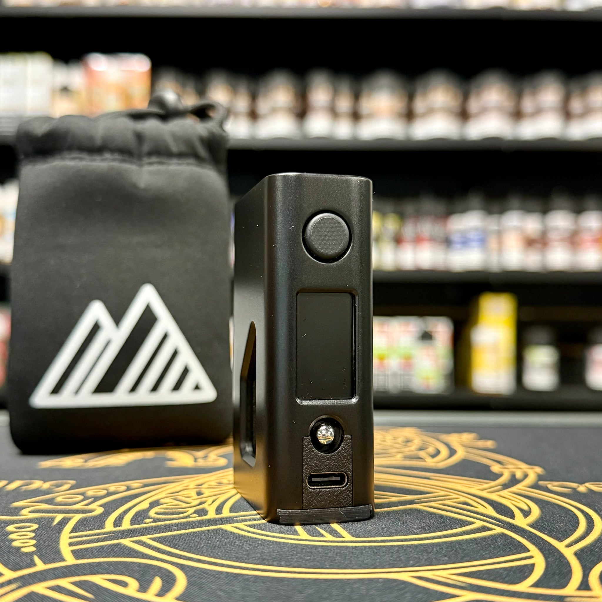 Crevasse 18R (Aluminum) 18650 Squonk Mod - Snow Cap Mods