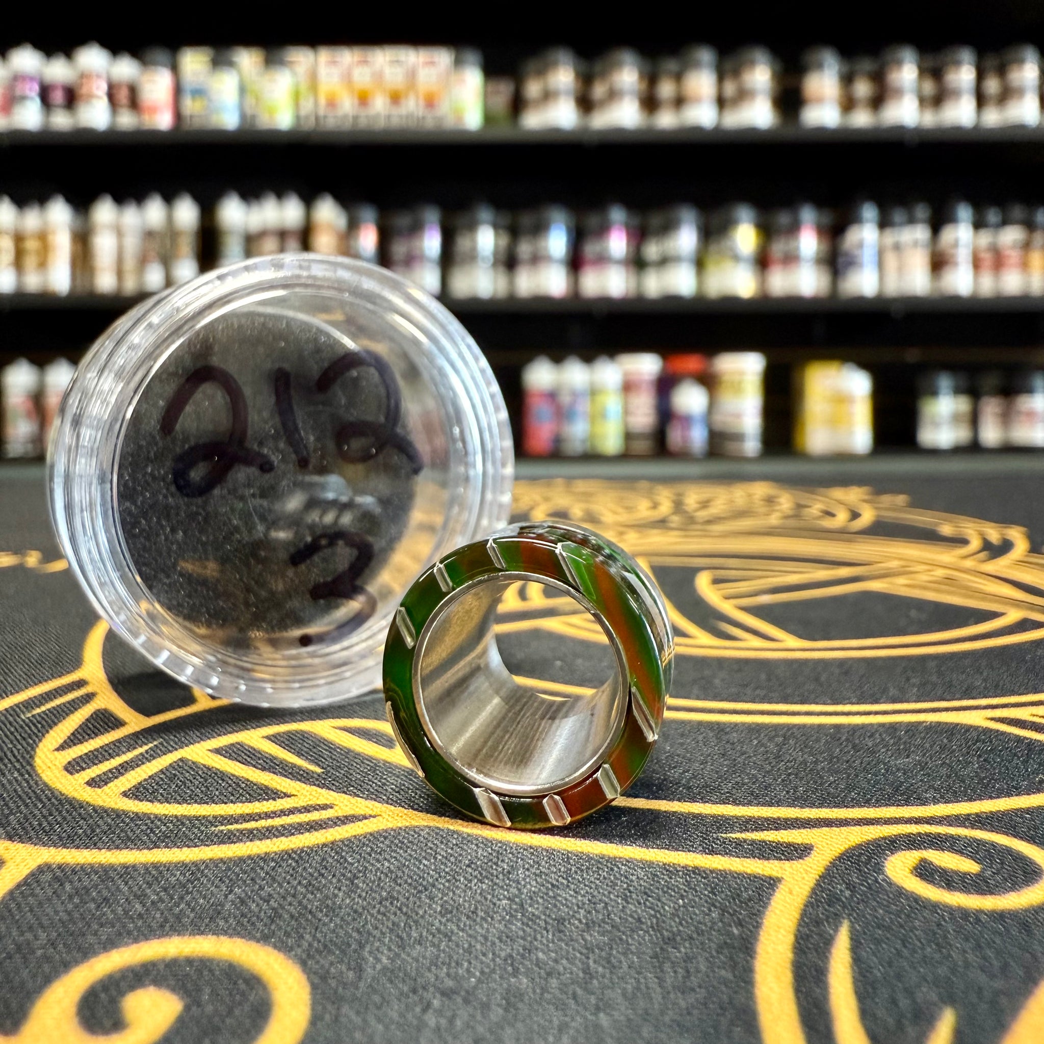 810 Resin Drip Tip -  Honeycomb with Stainless Steel