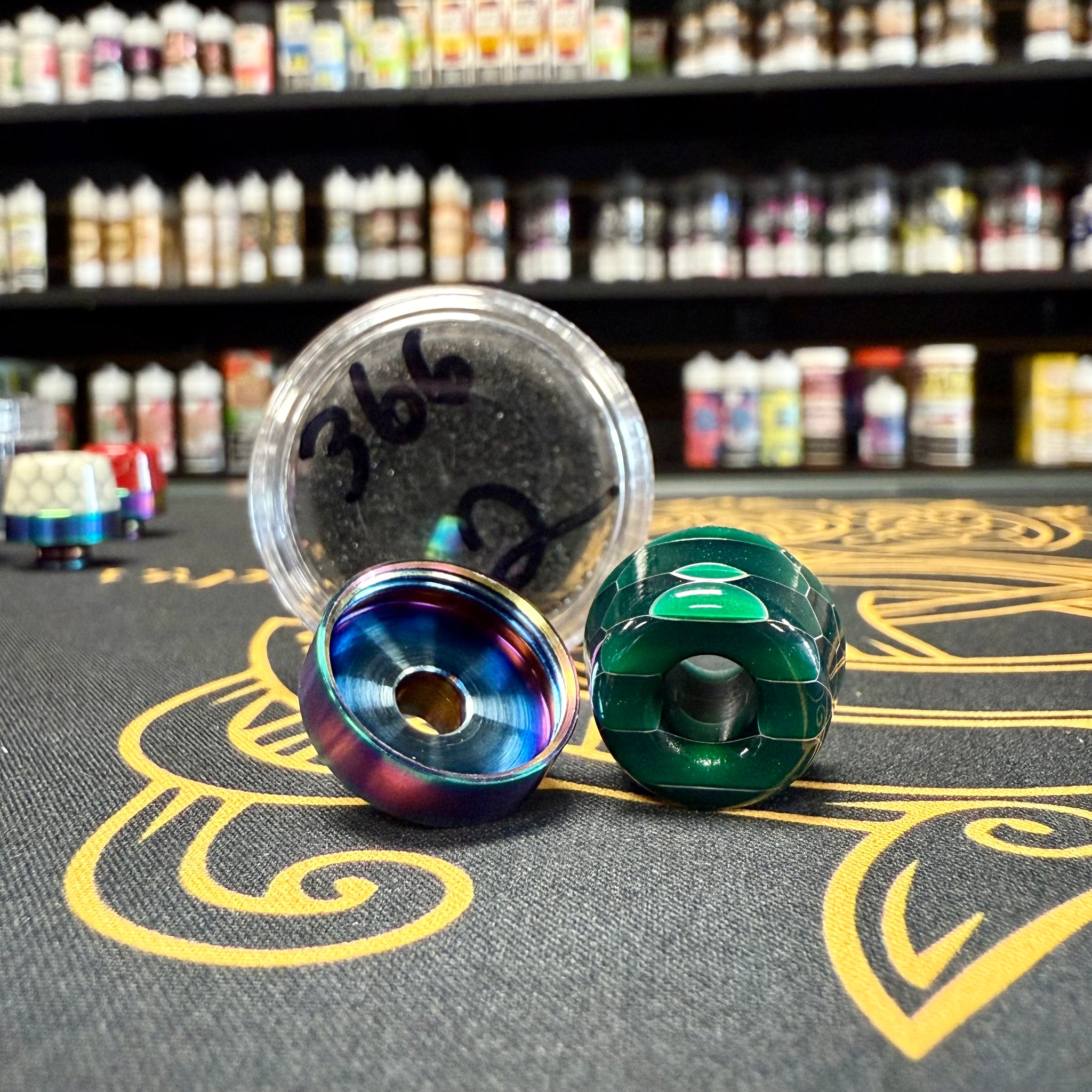 510 Snakeskin Resin (Rainbow) Drip Tip