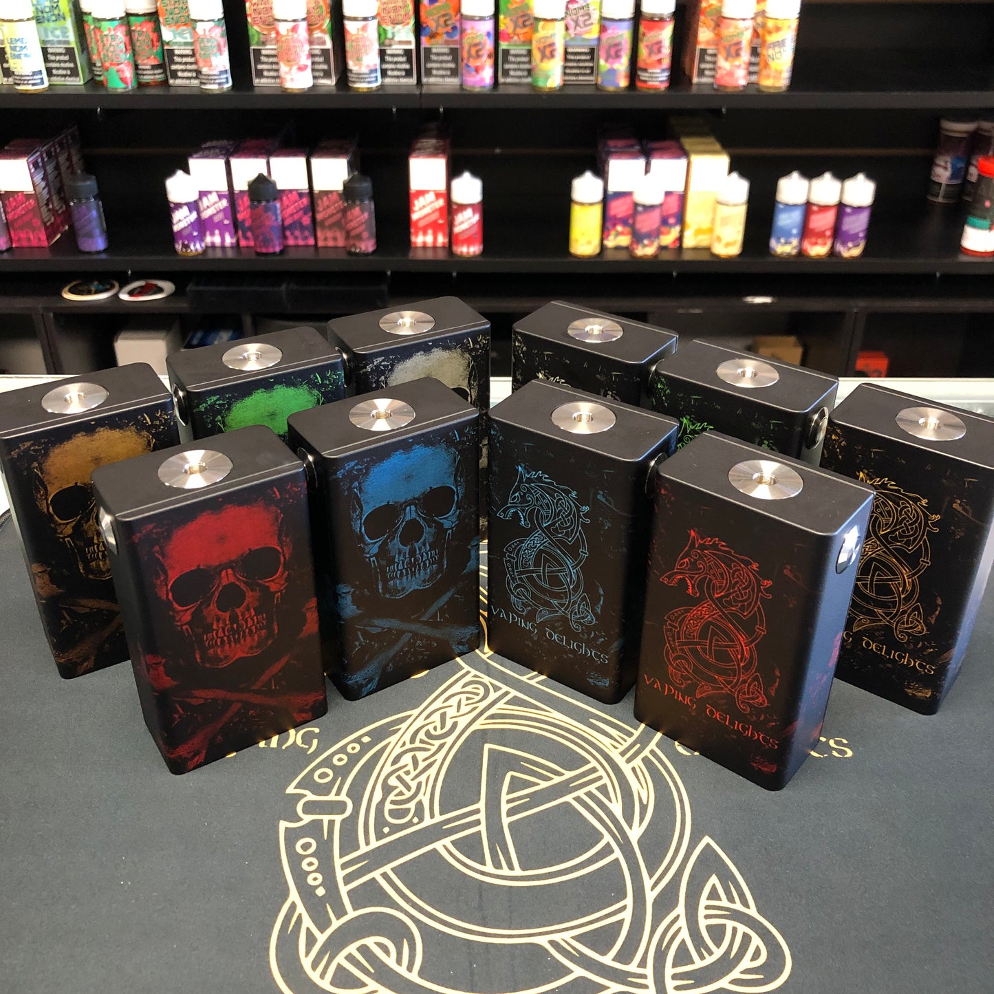 Parallel/Series Mech Box Mod SS Top/Button (Dual 21700) by Nasy Mods - Hobby Delights Parallel/Series Mech Box Mod SS Top/Button (Dual 21700) by Nasy Mods - Hobby Delights