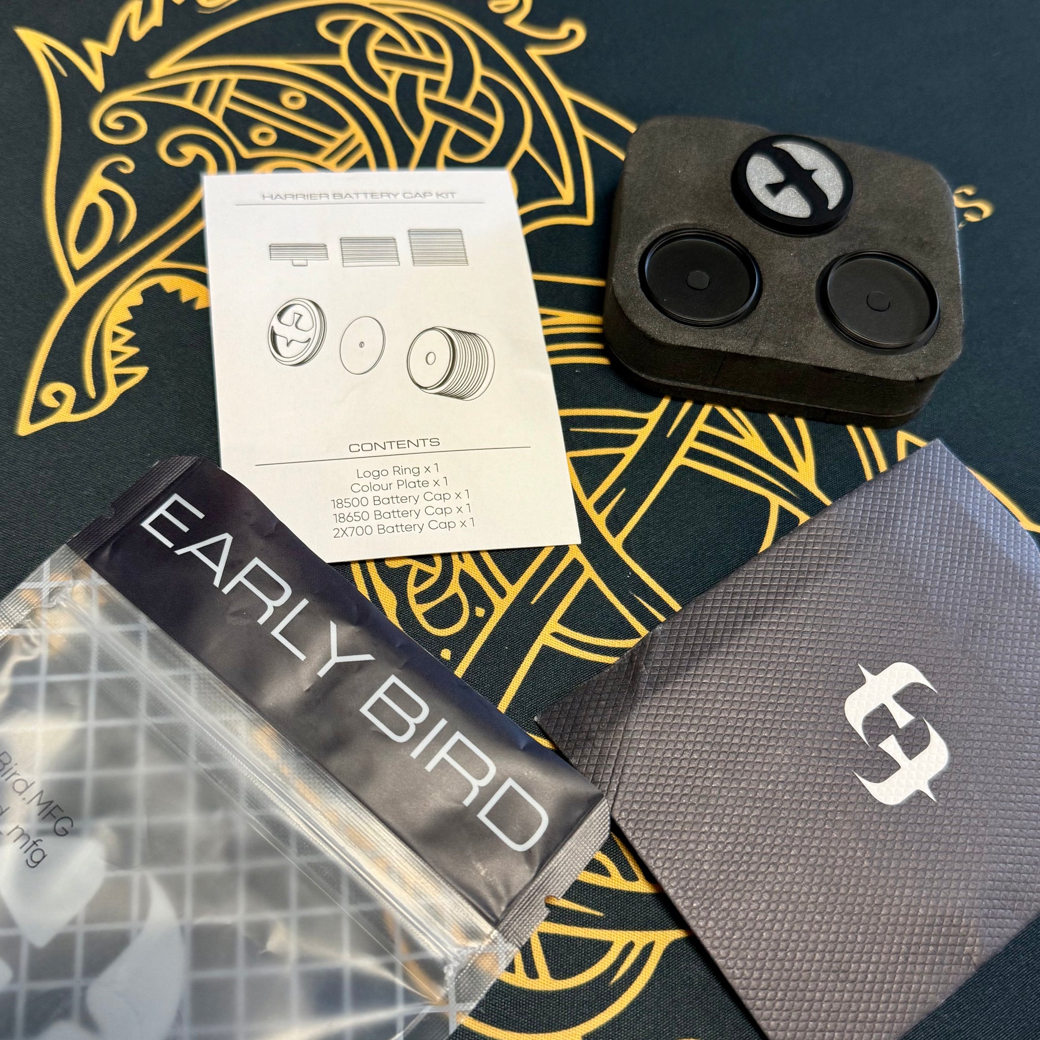 Harrier Battery Cap Kit by Early Bird