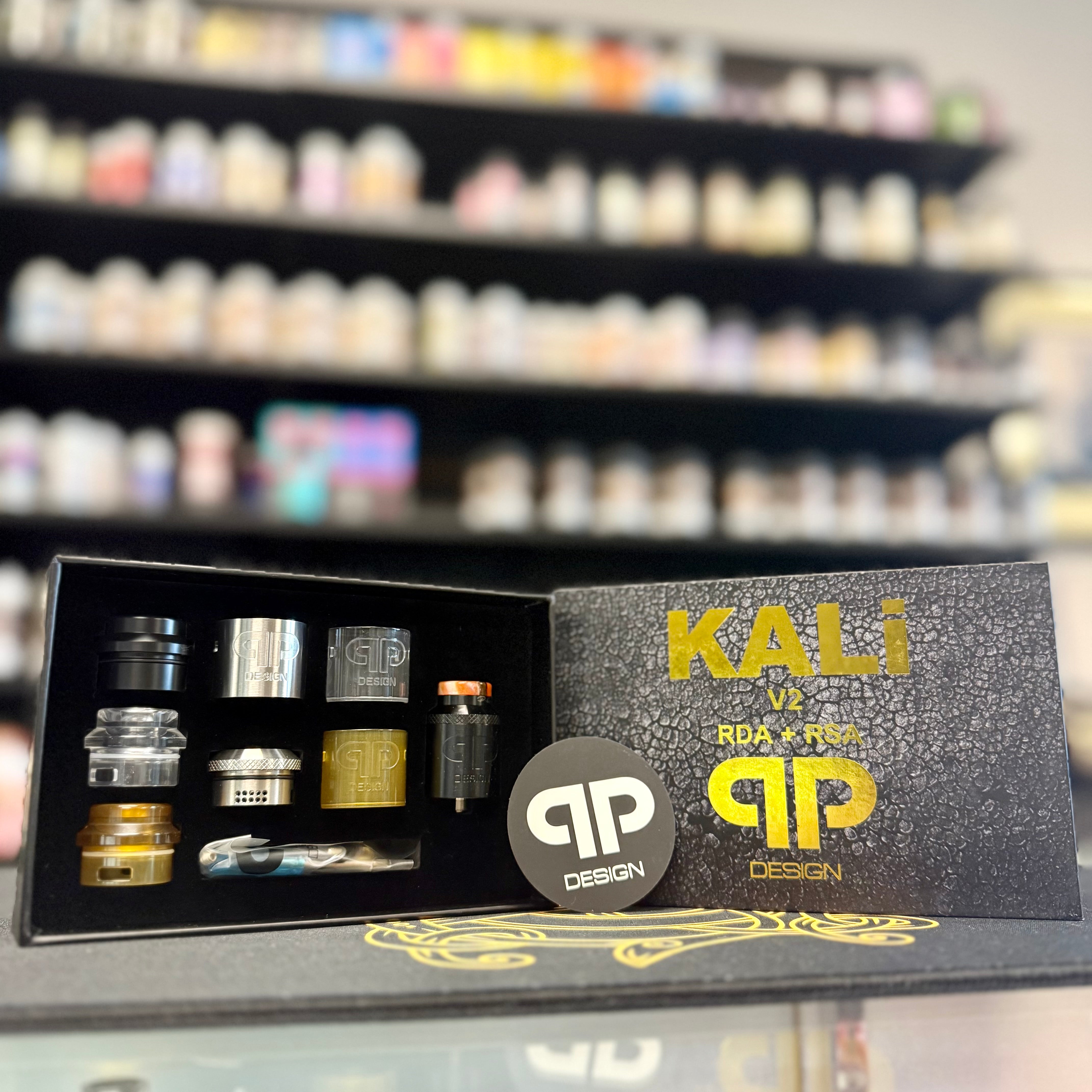 Kali V2 RDA/RSA Master Kit (Black / SS Kit by qp Design (New) – Hobby ...