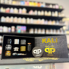 Kali V2 RDA/RSA Master Kit (Black / SS Kit by qp Design (New)