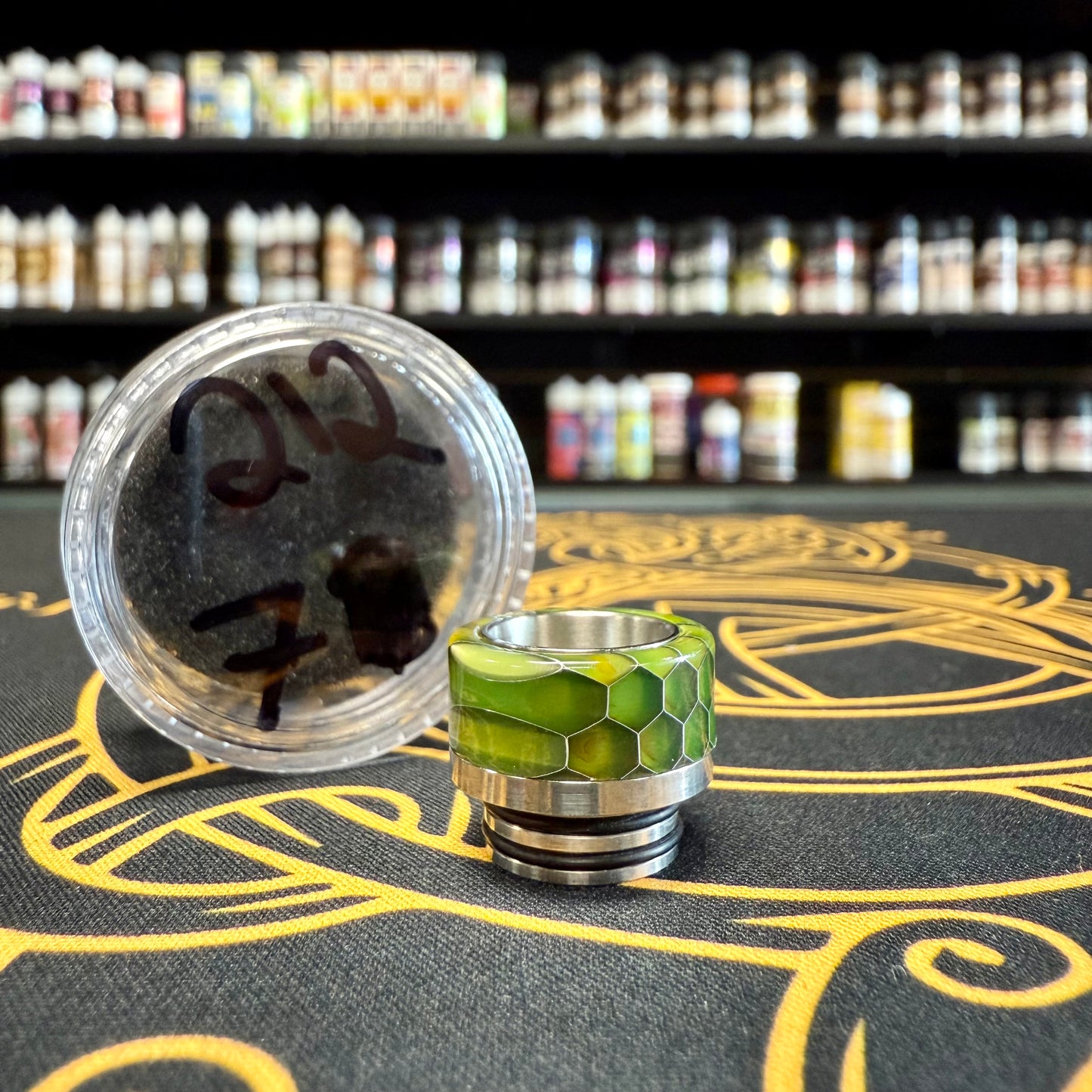 810 Resin Drip Tip -  Honeycomb with Stainless Steel