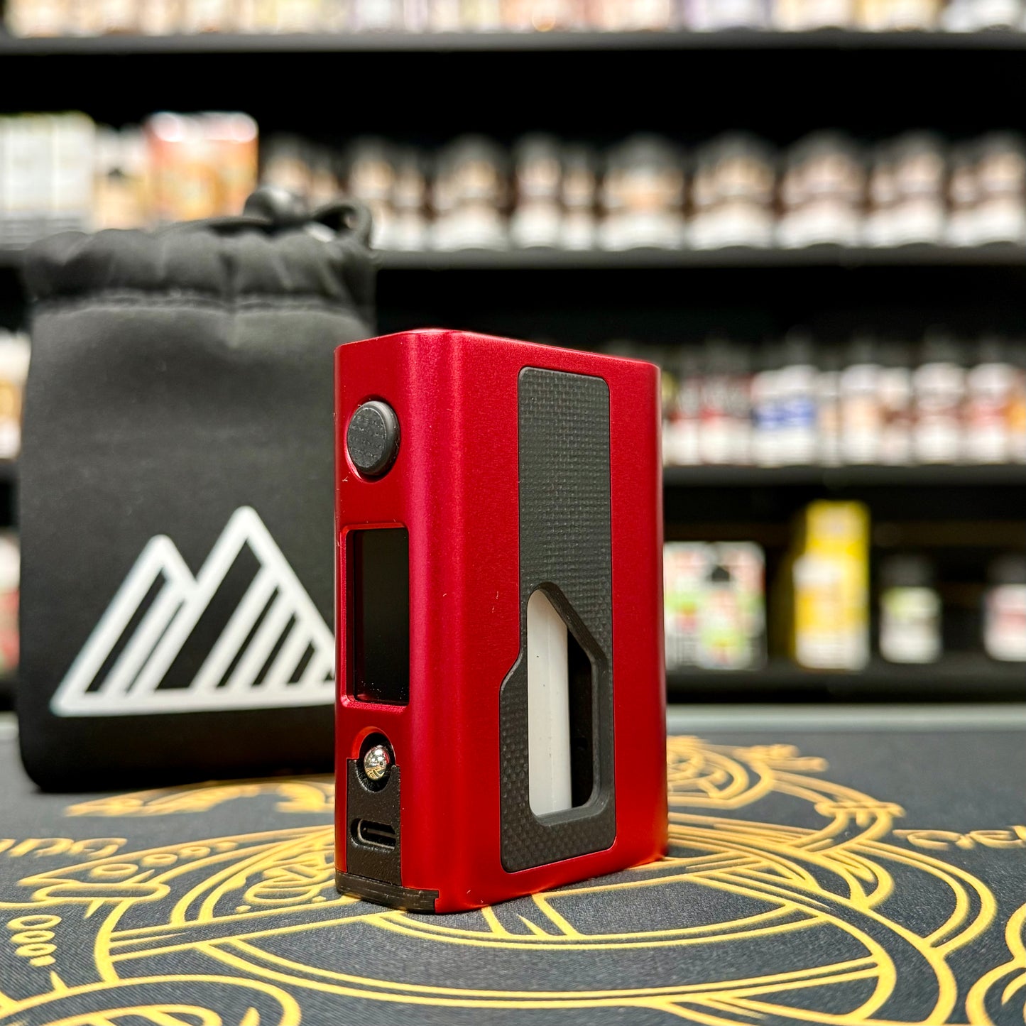 Crevasse 18R (Aluminum) 18650 Squonk Mod - Snow Cap Mods