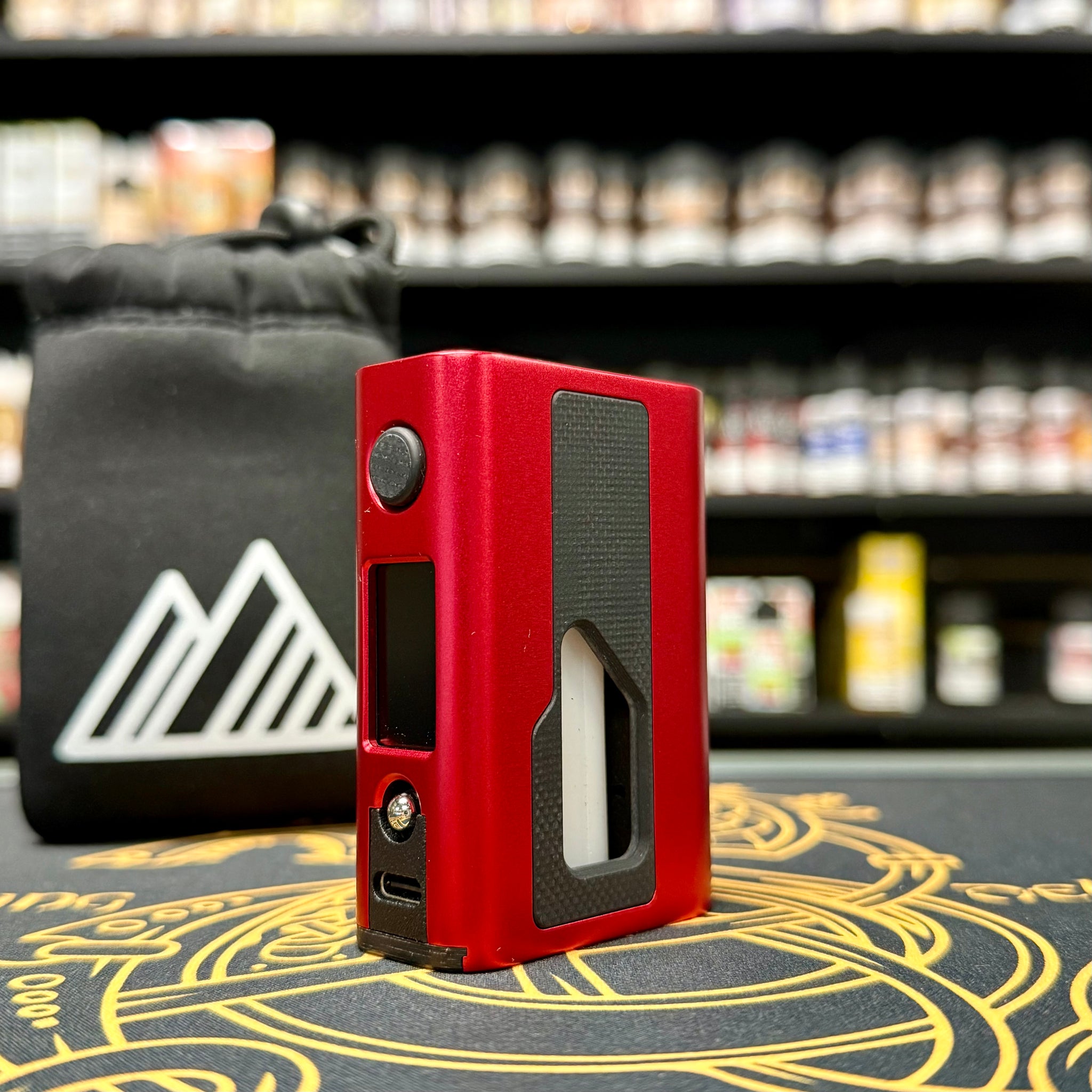Crevasse 18R (Aluminum) 18650 Squonk Mod - Snow Cap Mods