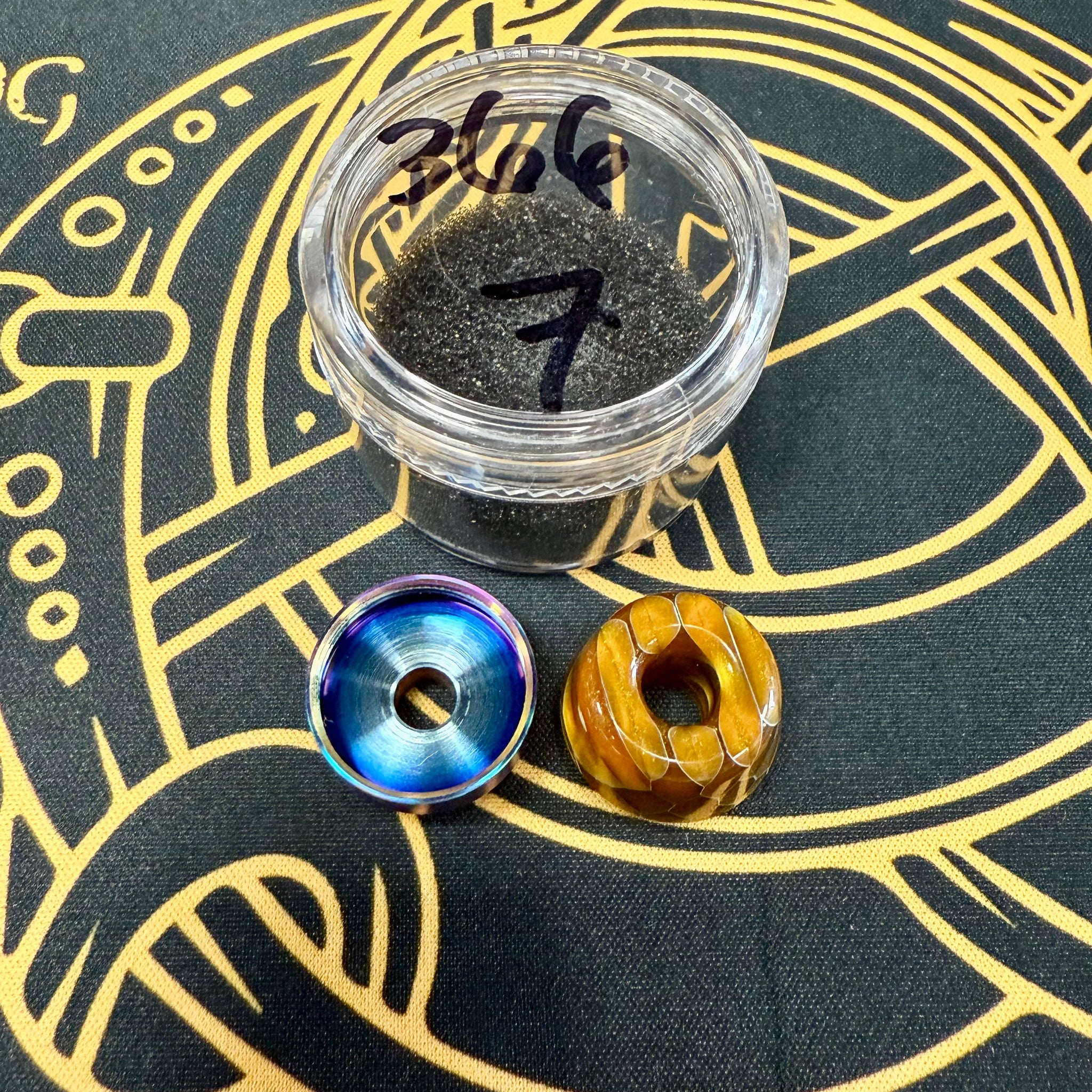 510 Snakeskin Resin (Rainbow) Drip Tip