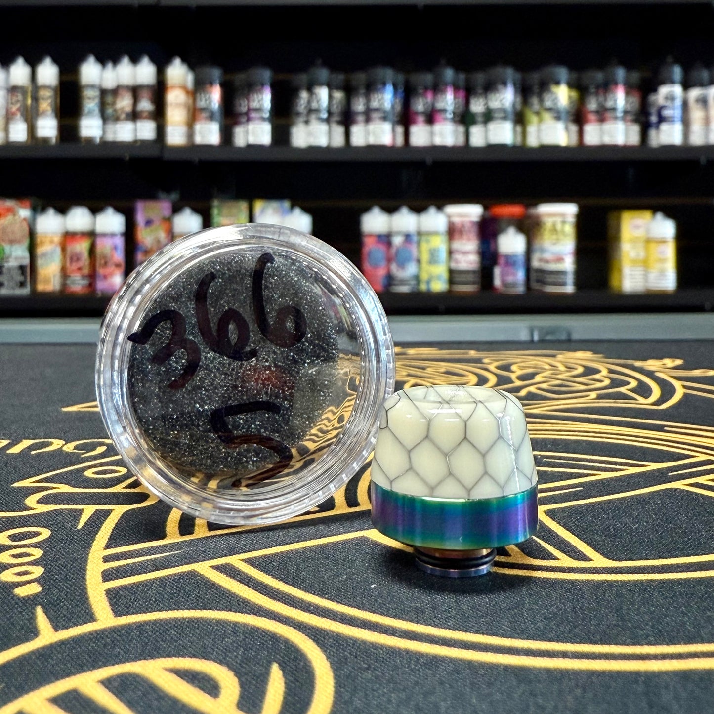 510 Snakeskin Resin (Rainbow) Drip Tip