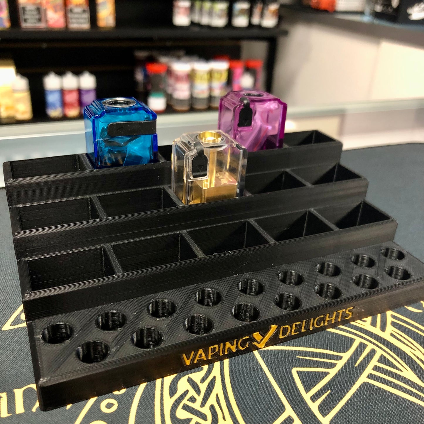 Chappy Coils XL Boro Tank/Drip Tip Stand Hobby Delights Chappy Coils XL Boro Tank/Drip Tip Stand Hobby Delights