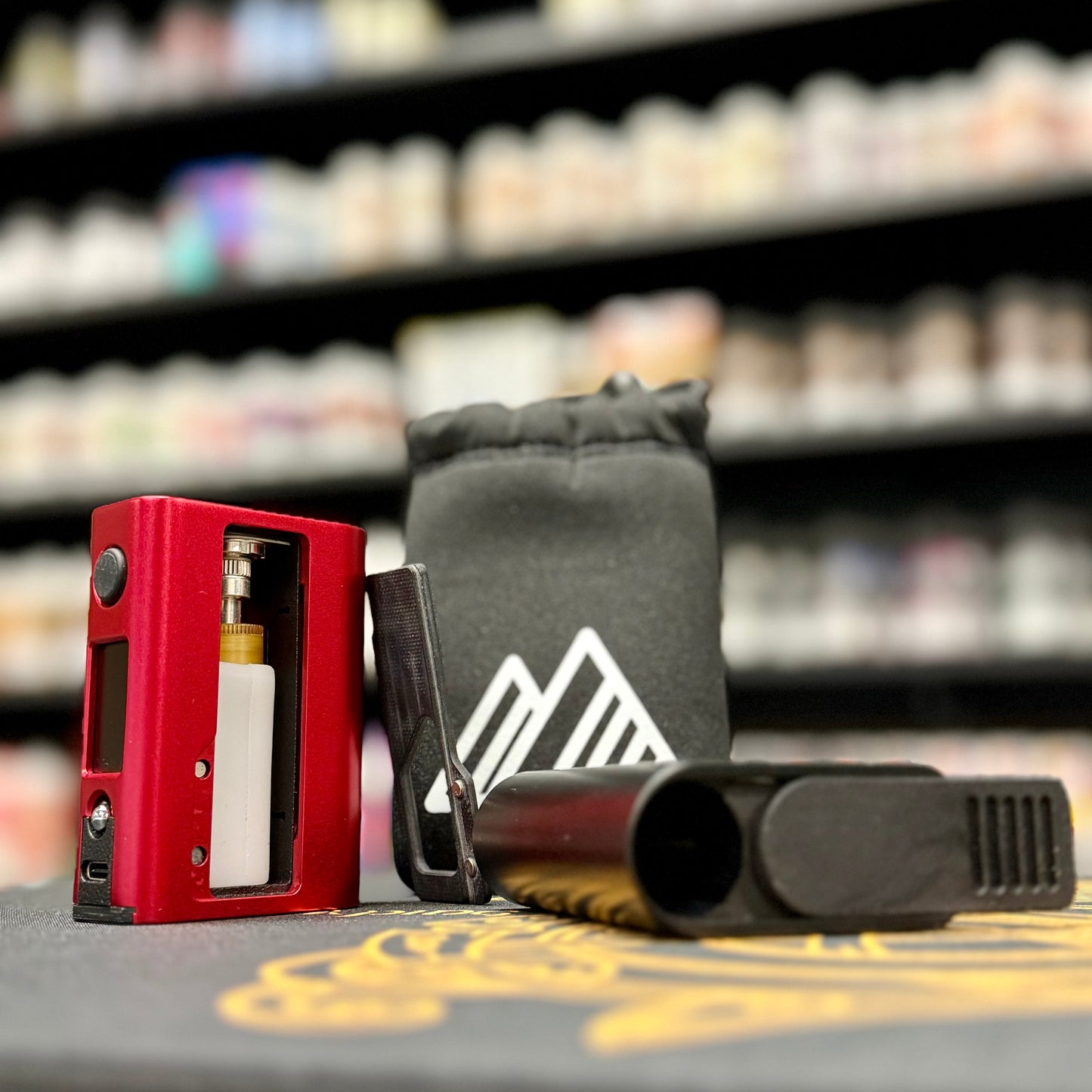 Crevasse 18R (Aluminum) 18650 Squonk Mod - Snow Cap Mods