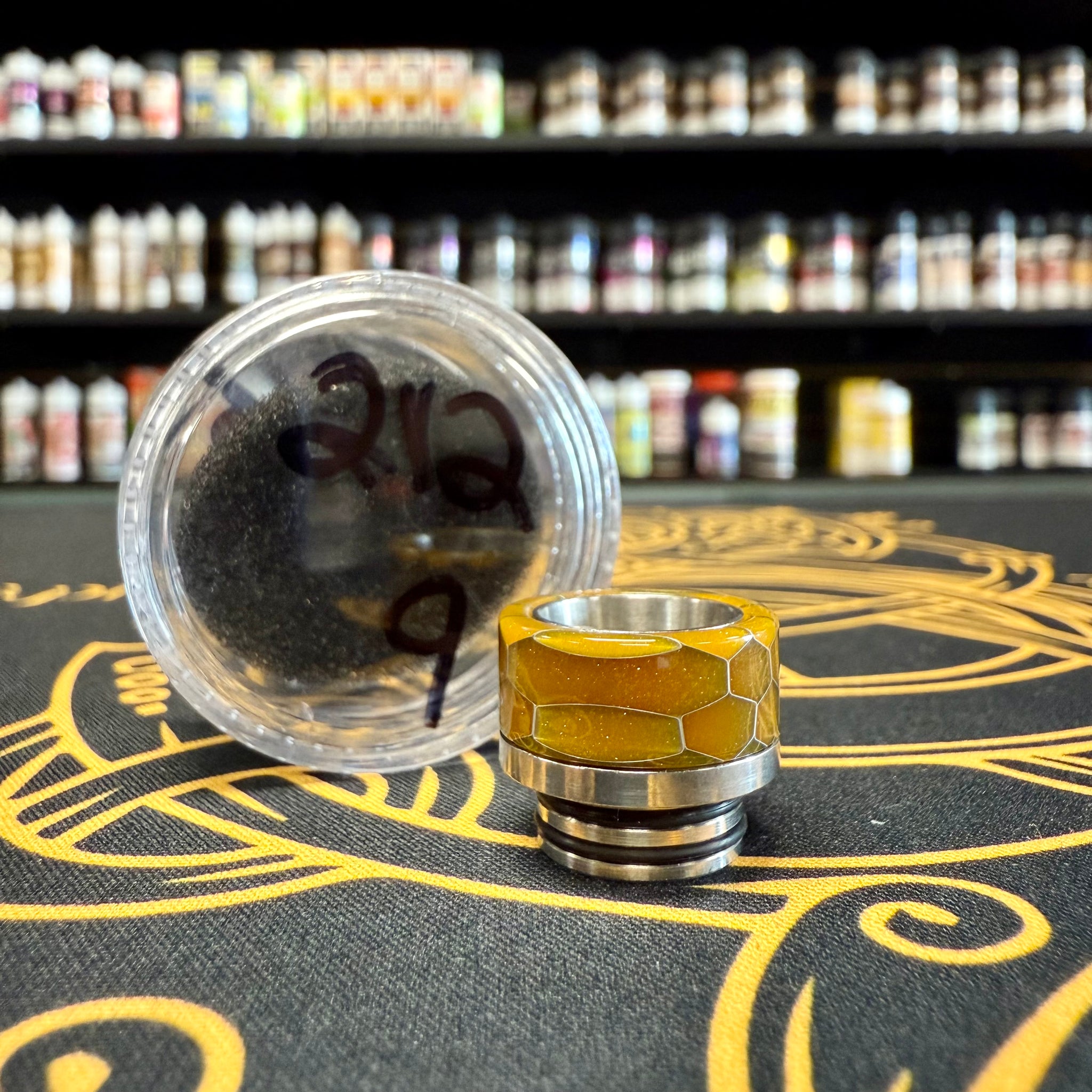 810 Resin Drip Tip -  Honeycomb with Stainless Steel