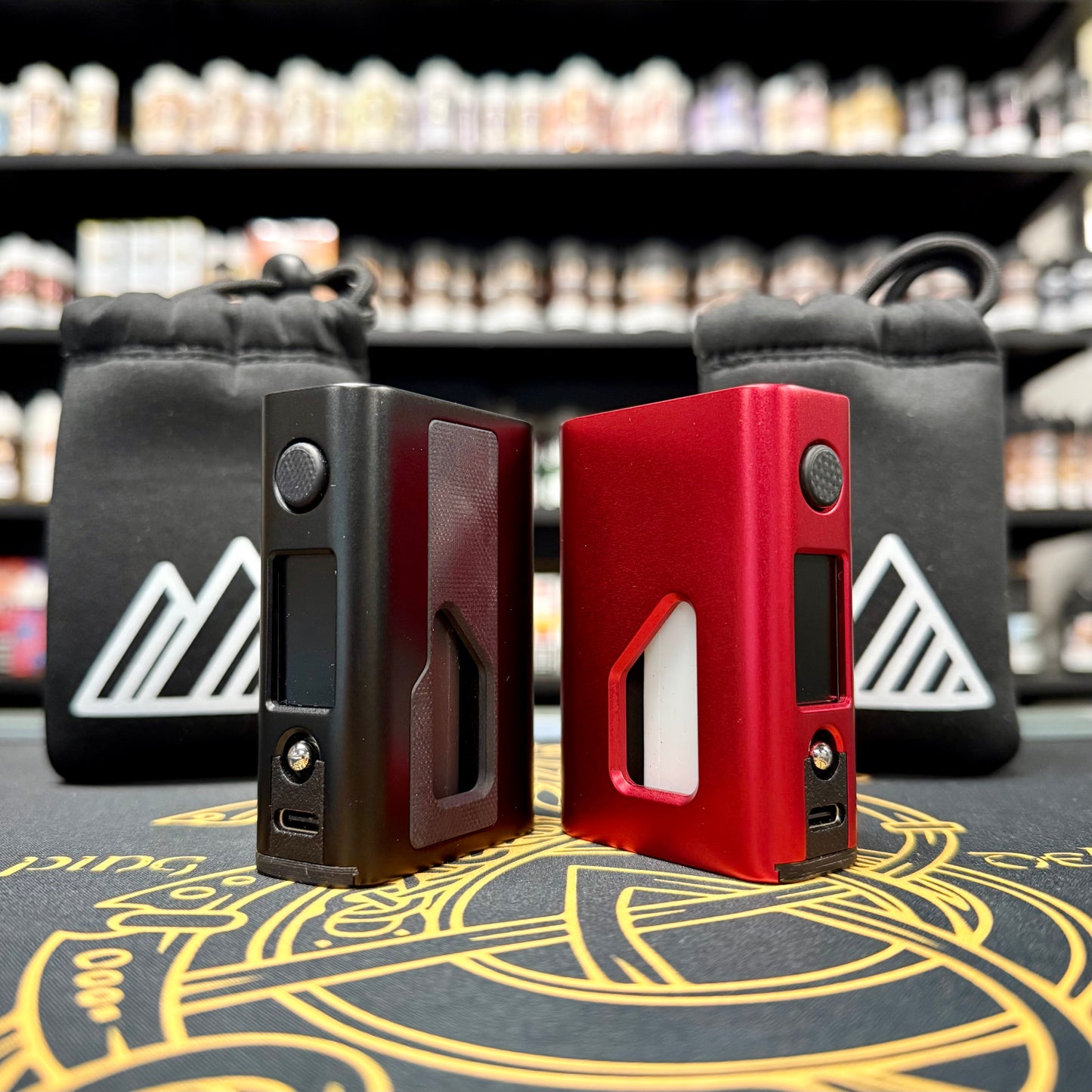 Crevasse 18R (Aluminum) 18650 Squonk Mod - Snow Cap Mods Hobby Delights Crevasse 18R (Aluminum) 18650 Squonk Mod - Snow Cap Mods Hobby Delights