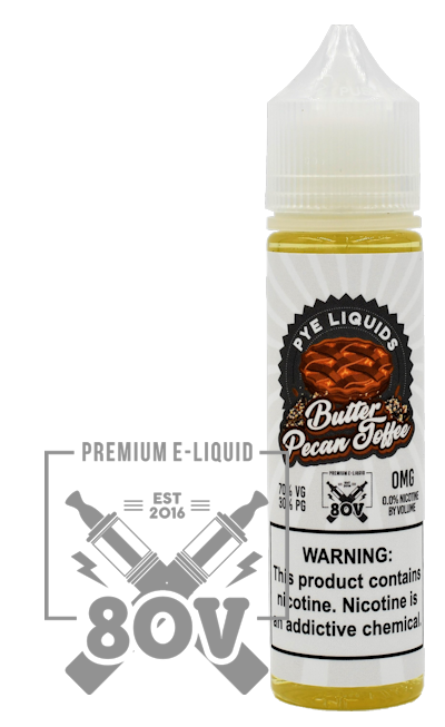 Pye Liquids by 80V - Butter Pecan Toffee 60ml