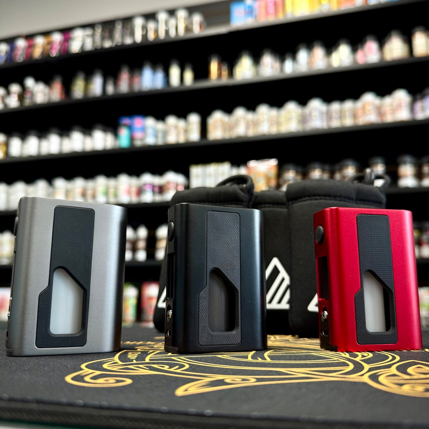 Crevasse 18R (Aluminum) 18650 Squonk Mod - Snow Cap Mods Hobby Delights Crevasse 18R (Aluminum) 18650 Squonk Mod - Snow Cap Mods Hobby Delights