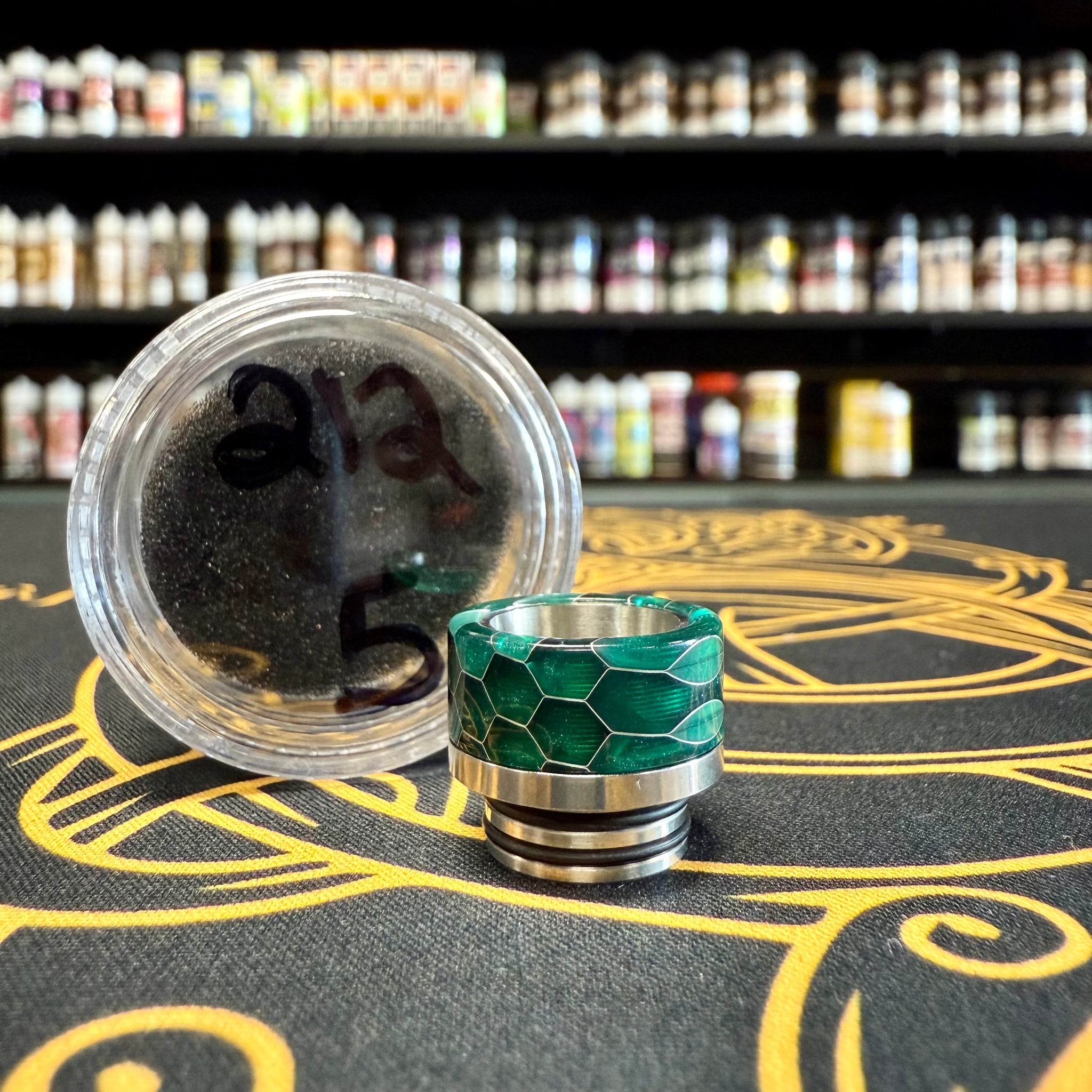 810 Resin Drip Tip -  Honeycomb with Stainless Steel