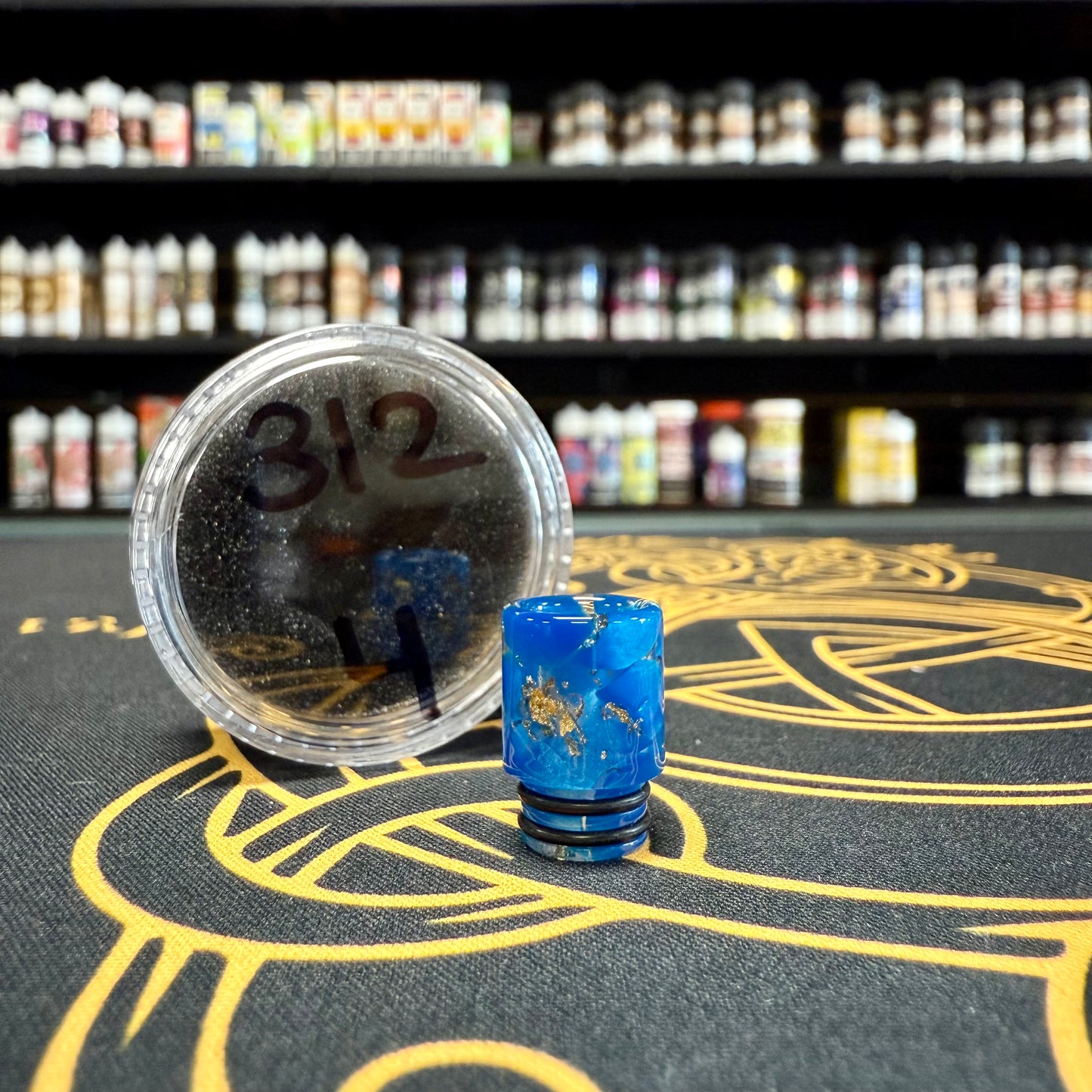 510 Narrow Smokey Resin Drip Tip