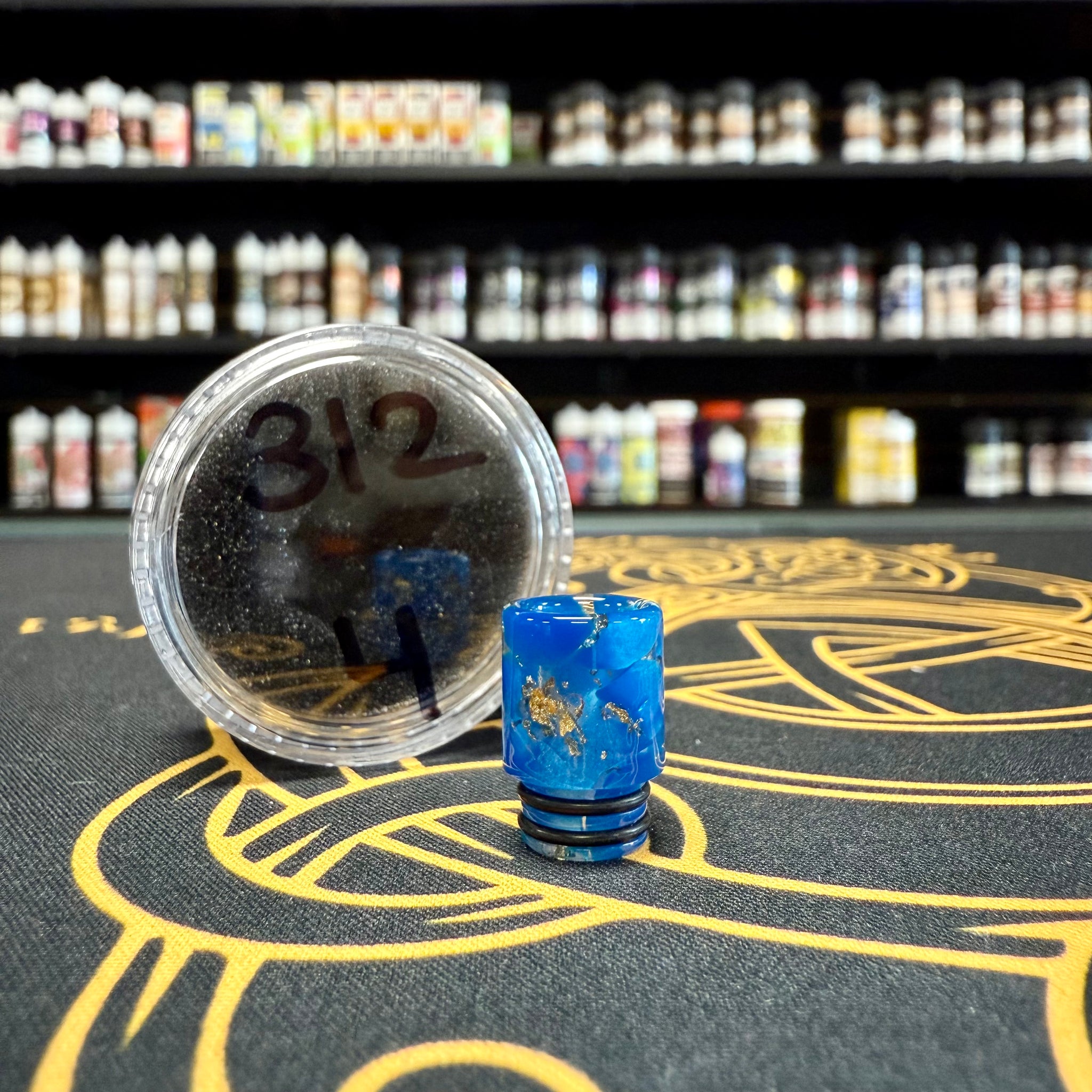 510 Narrow Smokey Resin Drip Tip