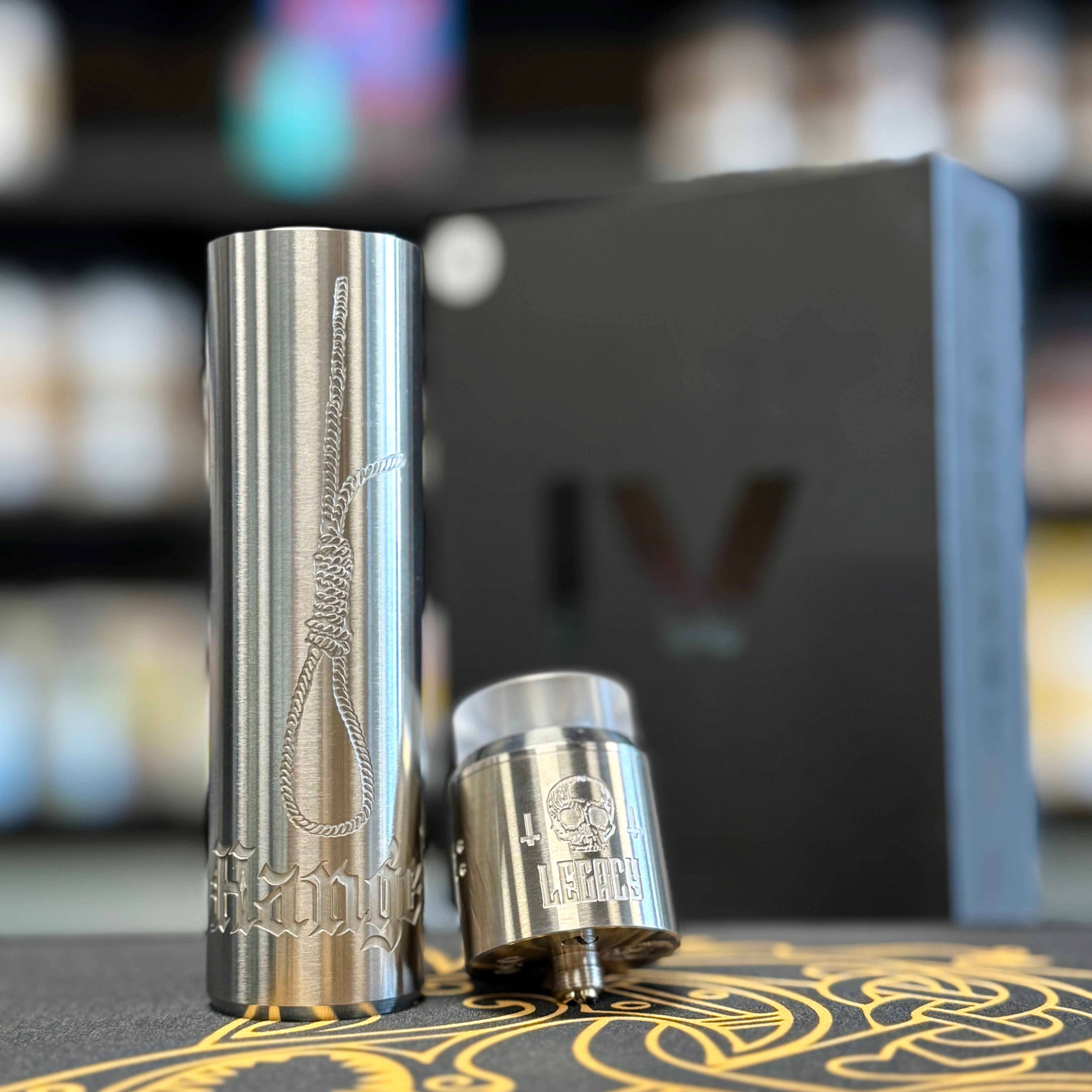 Deathwish Modz - Crossbones V4 Mech Kit w/ Unholy V3 RDA (LEGACY
