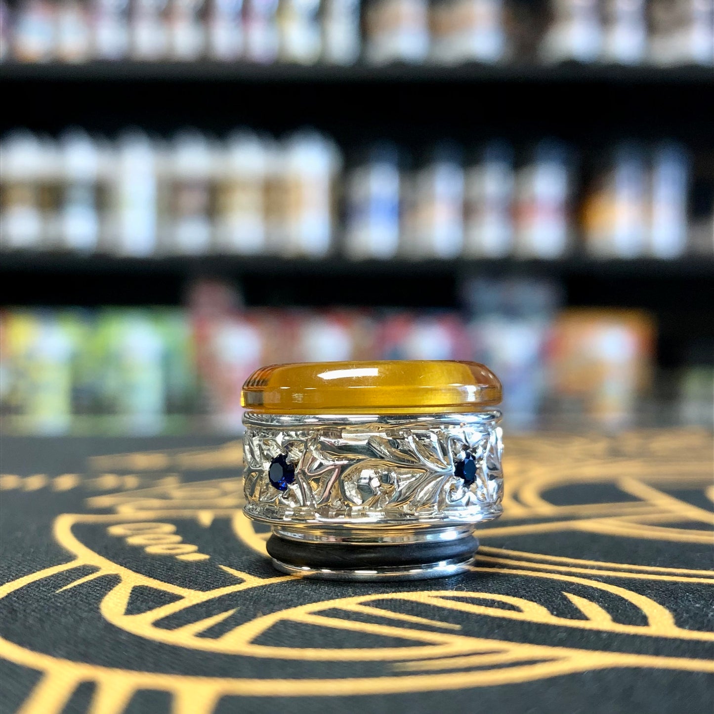 HATI/PILAK HARI Stones Silver Drip Tip by 2JNT Philippines