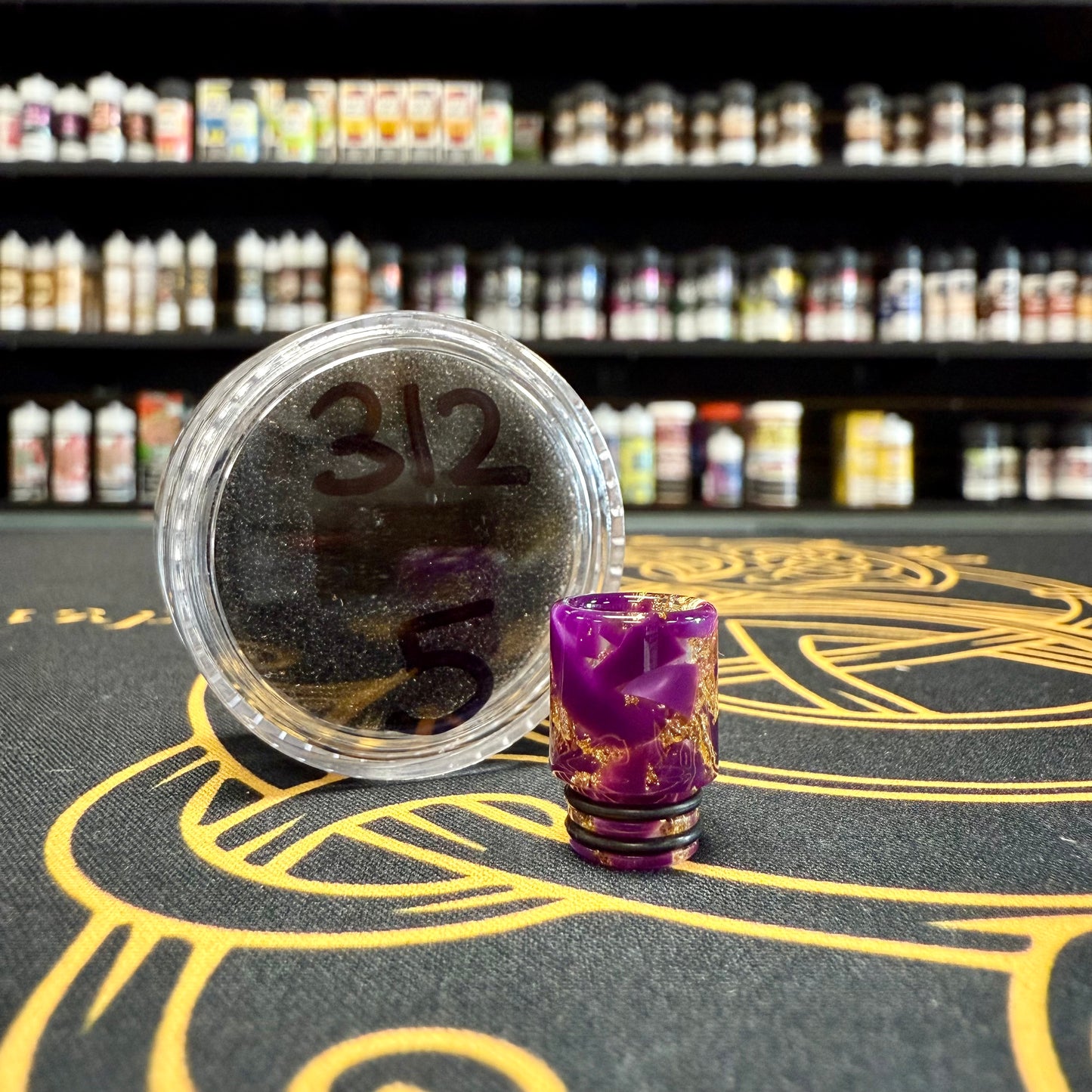 510 Narrow Smokey Resin Drip Tip