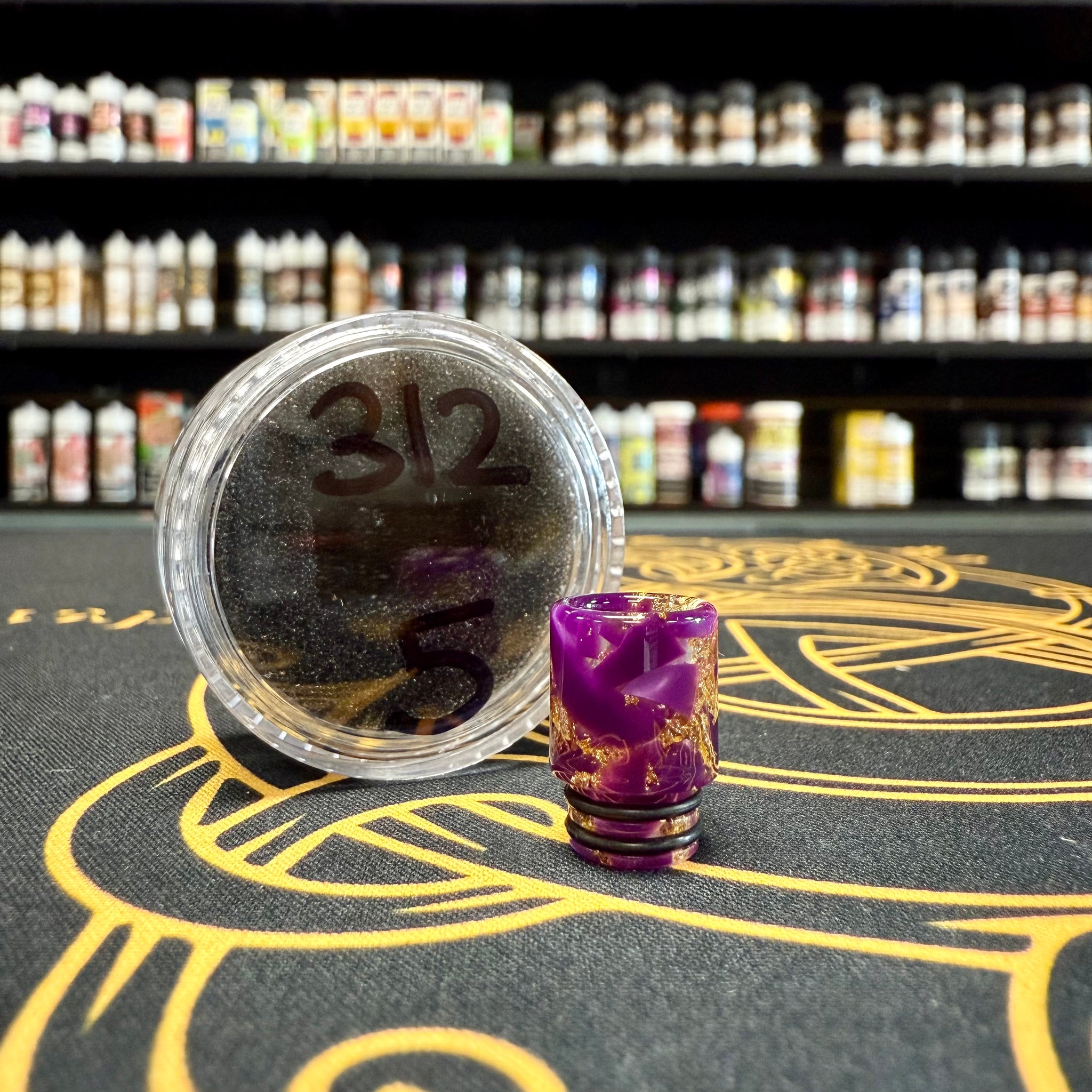 510 Narrow Smokey Resin Drip Tip