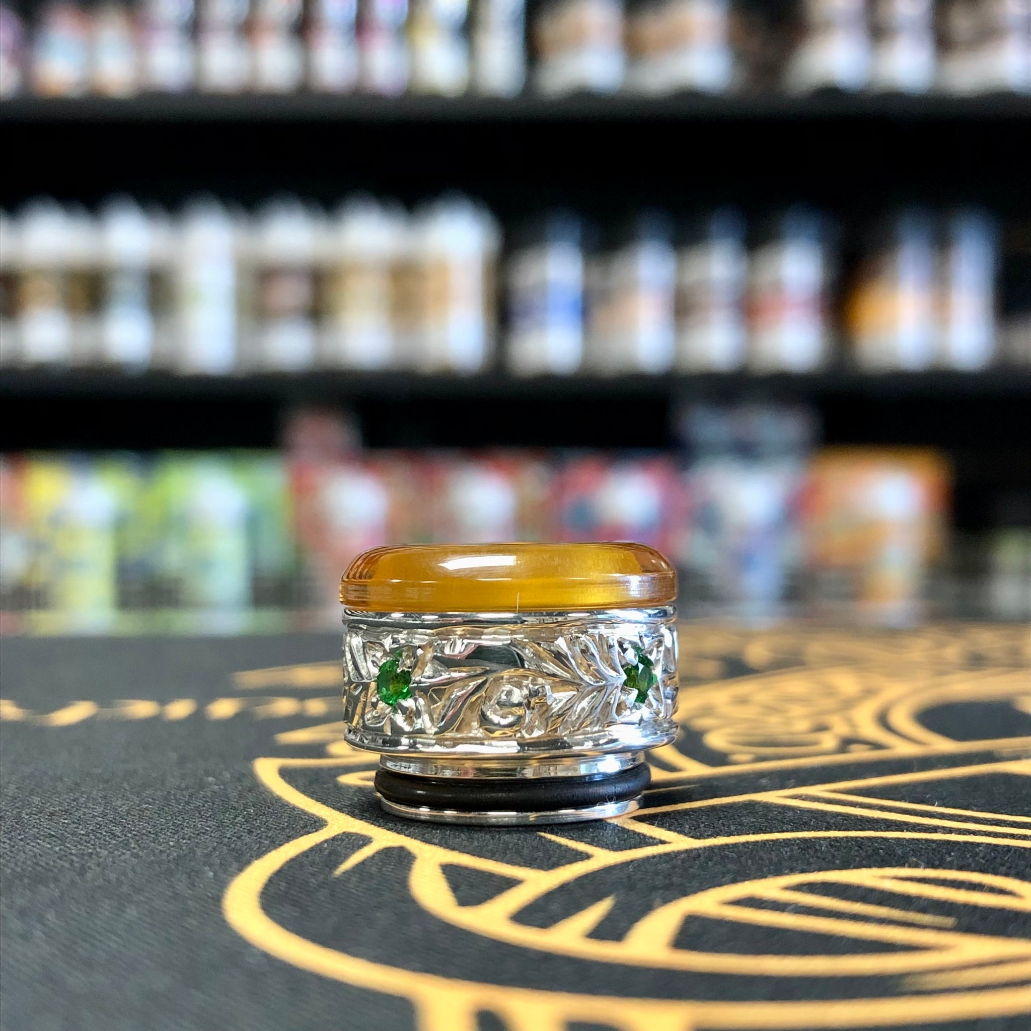 HATI/PILAK HARI Stones Silver Drip Tip by 2JNT Philippines