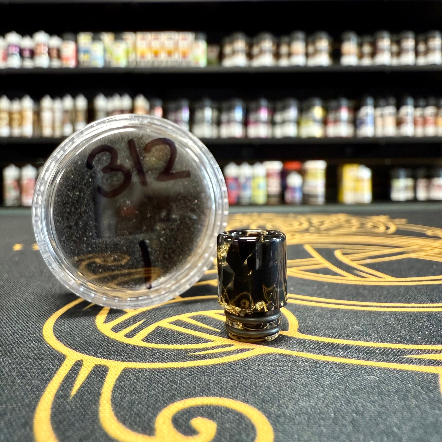 510 Narrow Smokey Resin Drip Tip