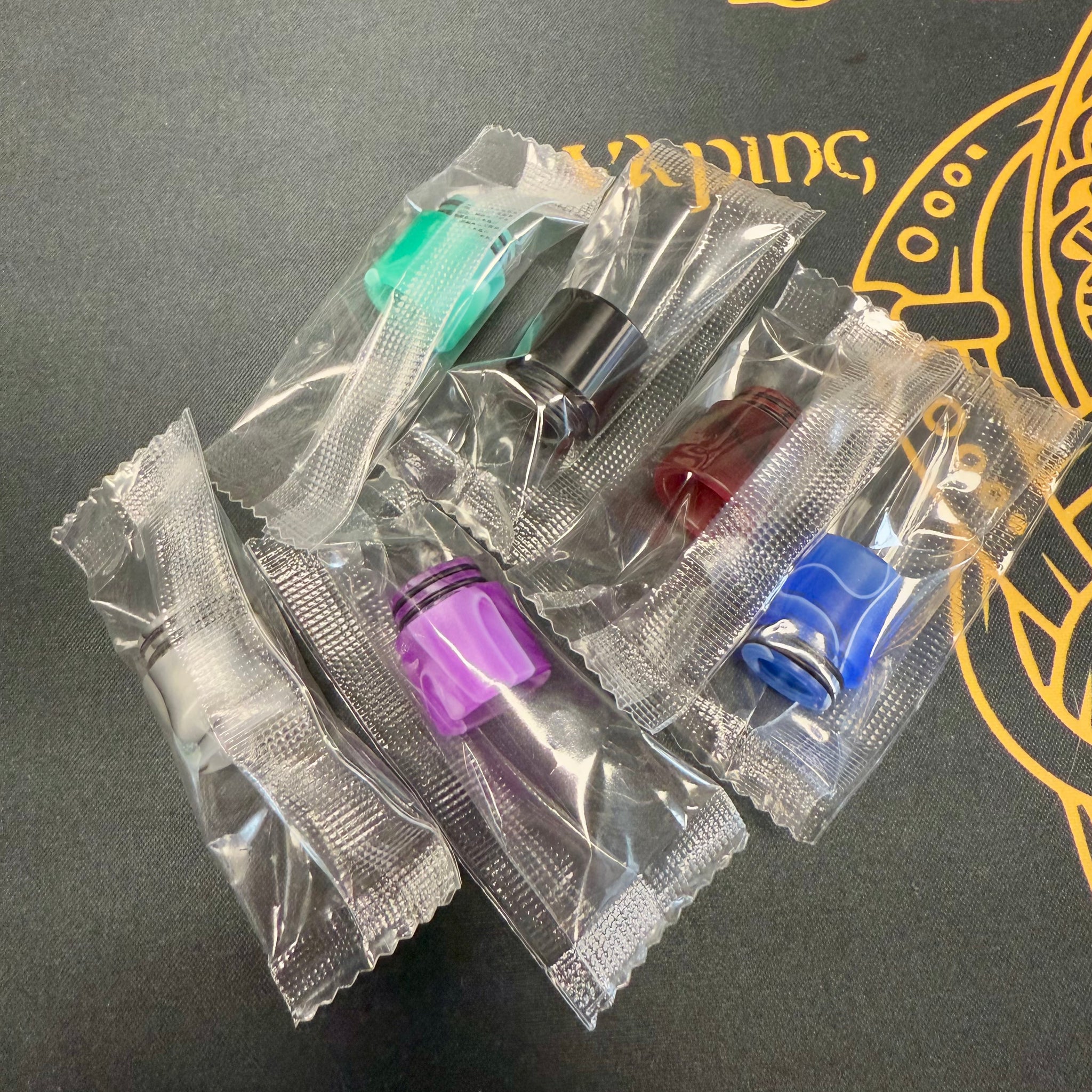 810 Acrylic Swirl Drip Tip (Assorted/Single)