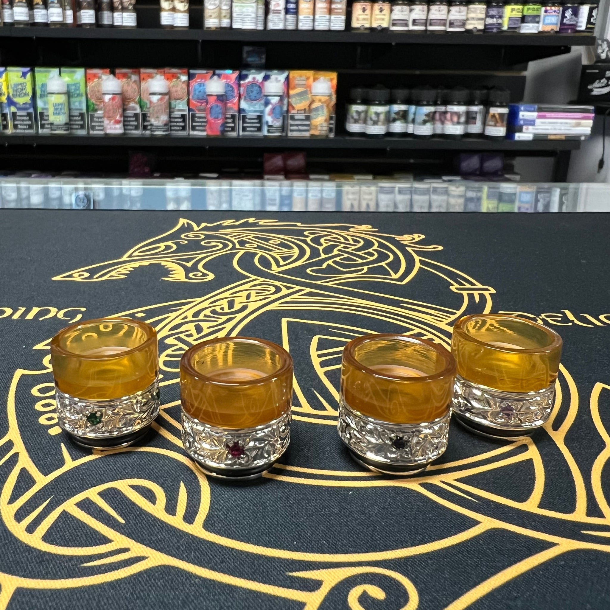 HATI/PILAK HARI Stones Silver Drip Tip by 2JNT Philippines