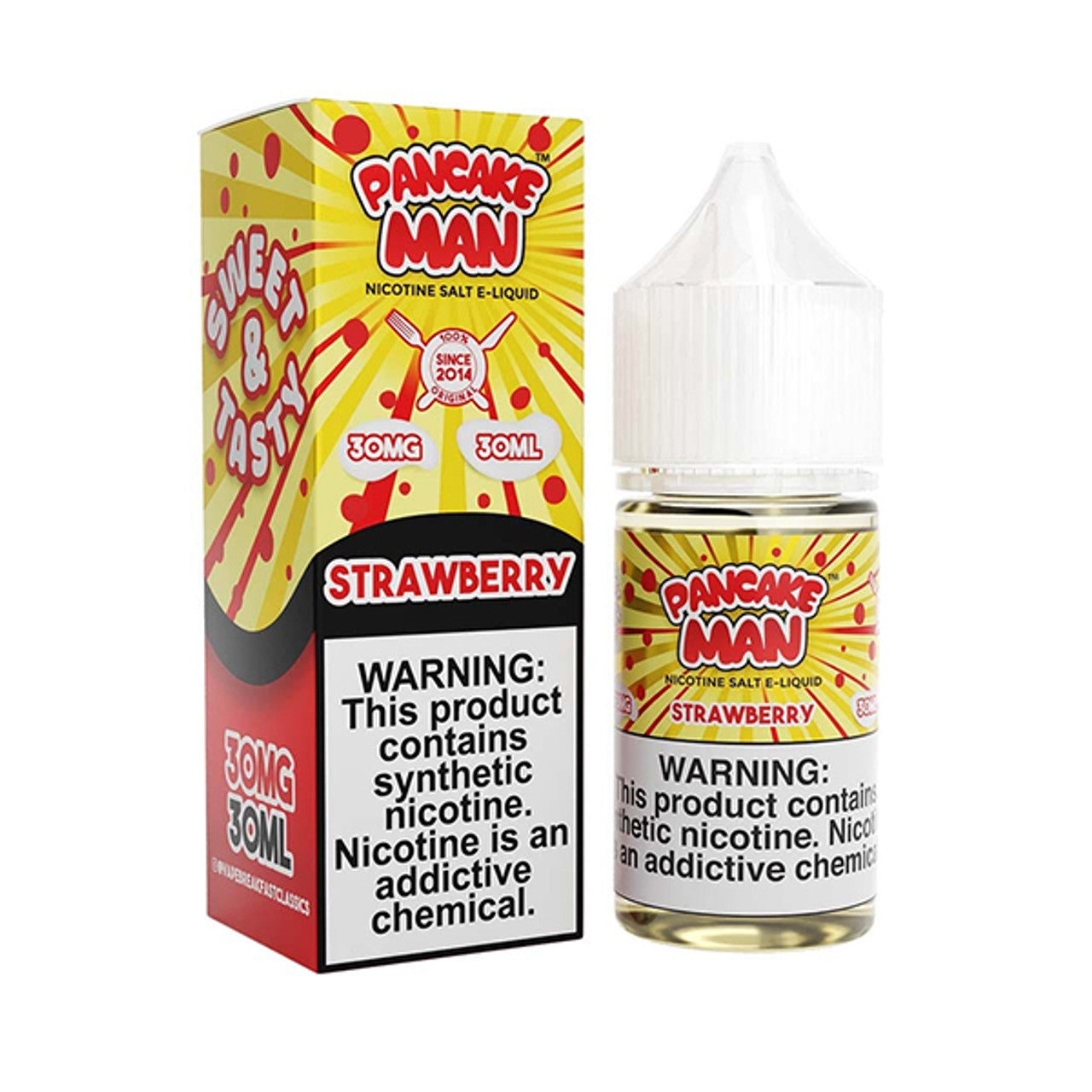 Vape Breakfast Classics - Pancake Man Salt (Strawberry) 30ml