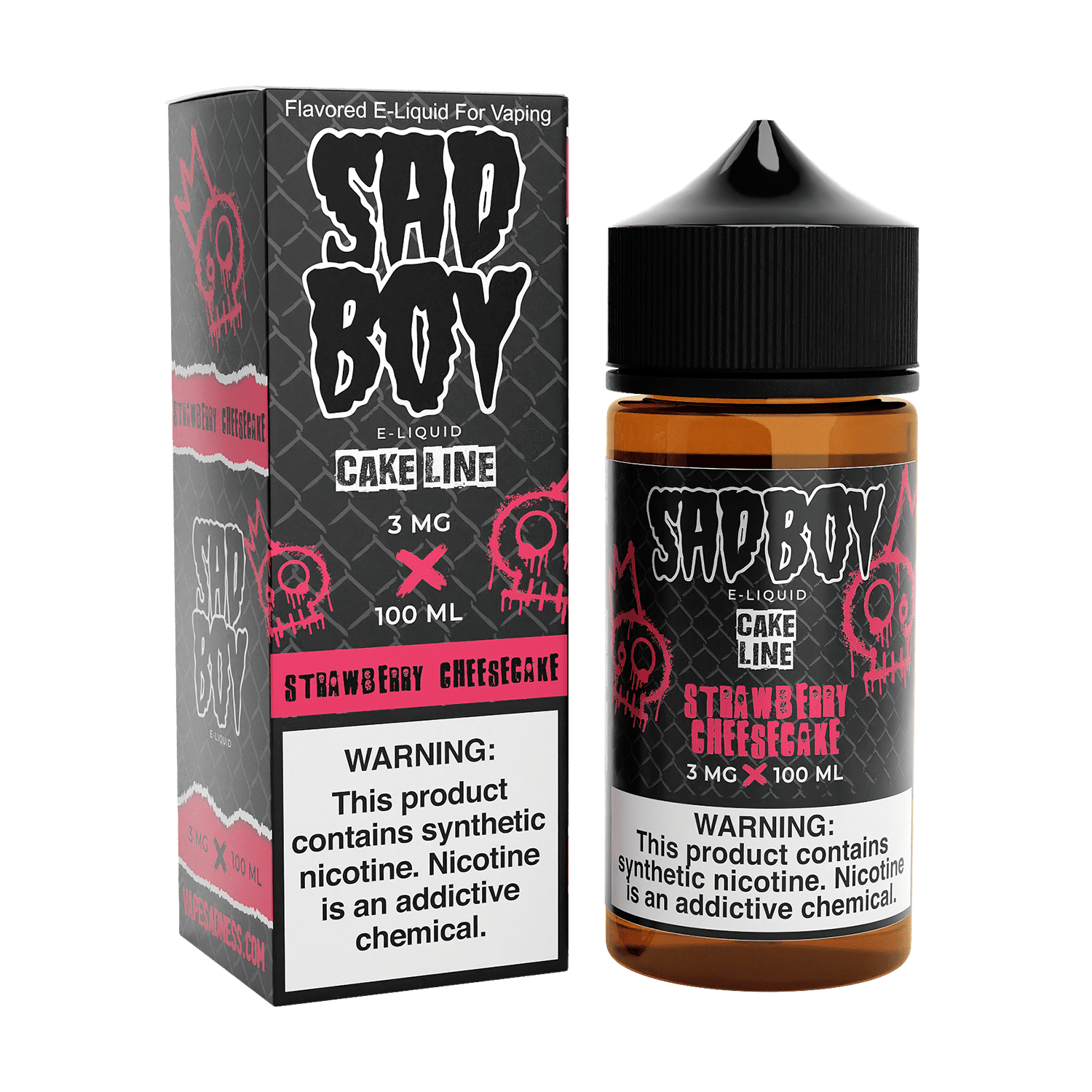 Sadboy Cake Line - Strawberry Cheesecake 100ml