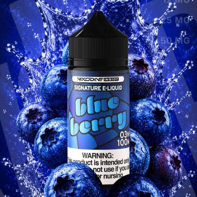 Signature 100 (Nixodine) - Blue Berry 100ml